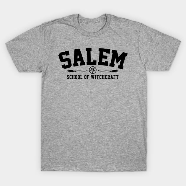 Salem School of Witchcraft T-Shirt by Thomas C Park